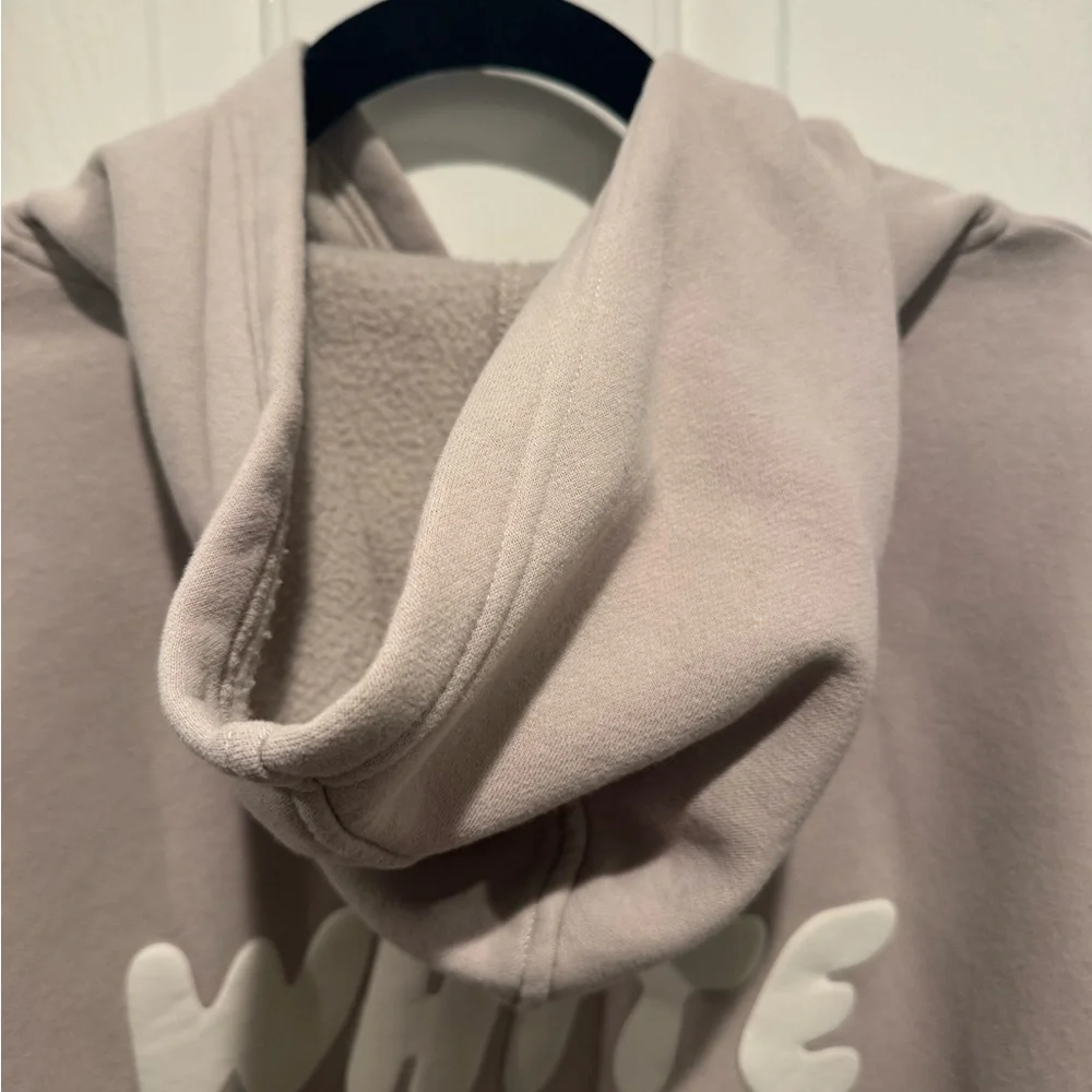 White Fox Hoodie Light Gray Size L/XL - Picture 9 of 14